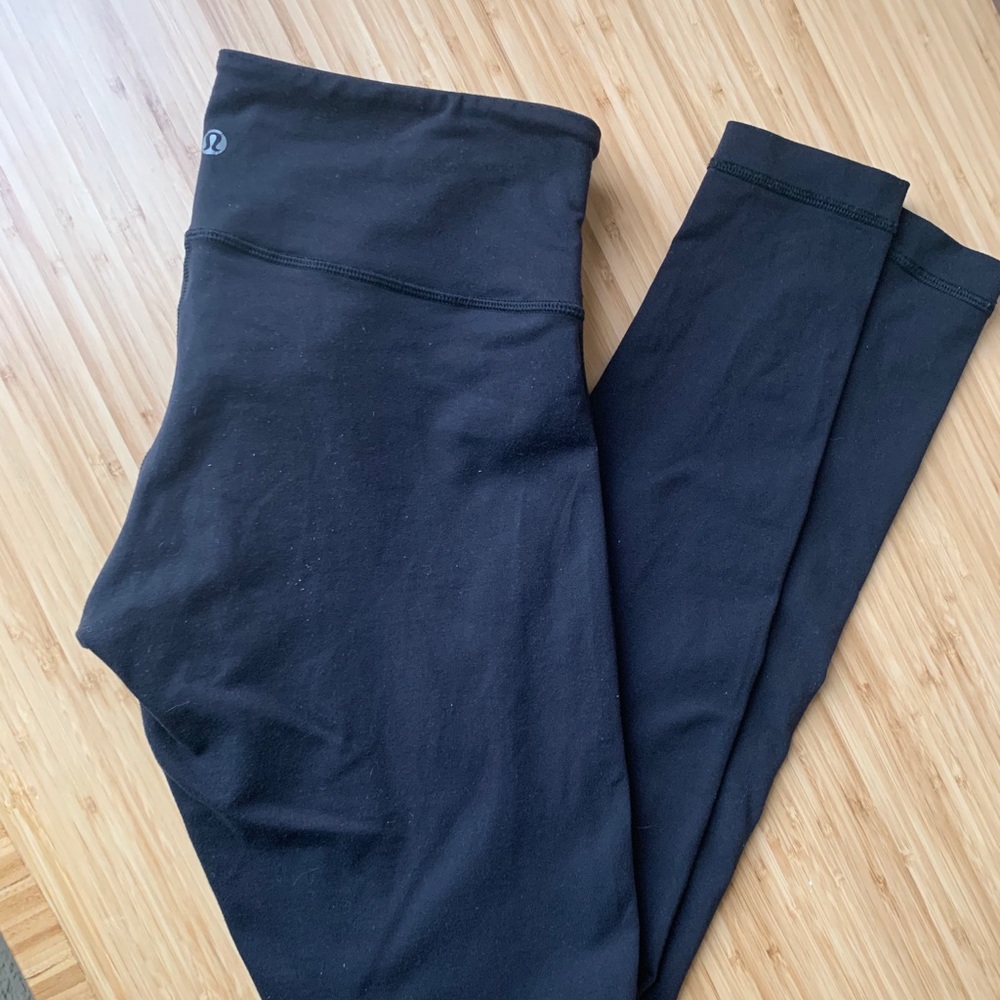 Lululemon wunder unders, black full length